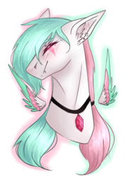 Size: 3588x5040 | Tagged: safe, artist:lastaimin, oc, oc only, oc:rose, pegasus, pony, absurd resolution, bust, female, floating wings, mare, portrait, simple background, solo, transparent background