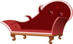 Size: 2570x1561 | Tagged: safe, artist:walrusinc, mimic, g4, my little pony: tails of equestria, :i, couch, dungeons and dragons, fainting couch, pen and paper rpg, rpg, simple background, transparent background