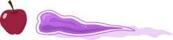 Size: 2018x477 | Tagged: safe, artist:walrusinc, slime monster, g4, my little pony: tails of equestria, apple, dungeons and dragons, food, lesser ooze, ooze, pen and paper rpg, rpg, simple background, transparent background