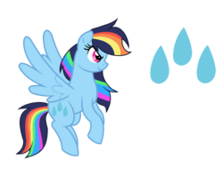 Size: 1376x1088 | Tagged: safe, artist:rainbows-skies, oc, oc only, oc:rain, pegasus, pony, female, mare, offspring, parent:rainbow dash, parent:soarin', parents:soarindash, simple background, solo, transparent background
