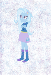 Size: 524x766 | Tagged: safe, artist:fluteplayer2, artist:selenaede, trixie, equestria girls, g4, base used, clothes, crossed arms, cute, female, skirt, socks, solo
