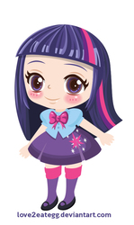 Size: 476x800 | Tagged: safe, artist:love2eategg, twilight sparkle, human, equestria girls, g4, blushing, clothes, female, human coloration, line play, simple background, skirt, solo, white background