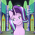 Size: 1024x1024 | Tagged: safe, artist:dazion1999, starlight glimmer, pony, unicorn, g4, dialogue, female, grin, nervous, nervous smile, smiling, solo, sweatdrop, twilight's castle