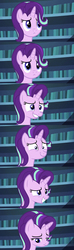 Size: 720x2430 | Tagged: safe, screencap, starlight glimmer, pony, unicorn, g4, uncommon bond, cute, female, grin, mare, nervous, nervous smile, sad, smiling, solo