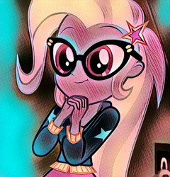 Size: 684x712 | Tagged: safe, trixie, equestria girls, g4, best trends forever: twilight sparkle, glasses