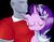 Size: 3100x2448 | Tagged: safe, artist:aerthmanolo, starlight glimmer, oc, oc:anon, human, pony, unicorn, g4, couple, cuddling, cute, duo, eyes closed, female, floppy ears, glimmerbetes, high res, human male, imma snuggle you, male, mare, polo shirt, shipping, simple background, smiling