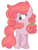 Size: 493x644 | Tagged: safe, artist:marielle5breda, oc, oc only, earth pony, pony, female, magical lesbian spawn, mare, offspring, parent:applejack, parent:pinkie pie, parents:applepie, simple background, solo, transparent background