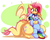 Size: 3767x3000 | Tagged: safe, artist:graphene, fluttershy, rainbow dash, dragon, pony, g4, blushing, cute, dashabetes, dragonified, female, flutterdragon, high res, hug, lesbian, ship:flutterdash, shipping, shyabetes, species swap