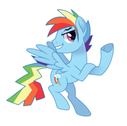 Size: 3705x3689 | Tagged: safe, artist:wicklesmack, rainbow dash, pegasus, pony, g4, high res, male, rainbow blitz, rule 63, simple background, smiling, solo, stallion, transparent background