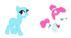 Size: 704x378 | Tagged: safe, artist:mlpfangirl17, blue bobbin, pony, g4, base, solo