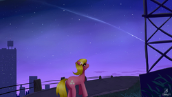 Size: 3840x2160 | Tagged: safe, artist:dashy21, lily, lily valley, pony, g4, female, high res, night, solo