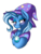 Size: 2000x2600 | Tagged: safe, artist:jack-pie, trixie, pony, unicorn, g4, clothes, female, grin, hat, high res, mare, simple background, smiling, transparent background, trixie's hat