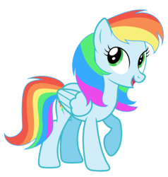 Size: 2400x2520 | Tagged: dead source, safe, artist:rainbows-skies, oc, oc only, oc:speed dash, pegasus, pony, female, high res, mare, offspring, parent:rainbow dash, parent:soarin', parents:soarindash, simple background, solo, transparent background