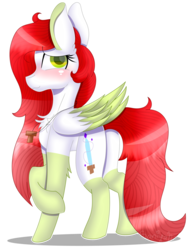 Size: 2230x2891 | Tagged: safe, artist:tomboygirl45, oc, oc only, oc:swordie power, pegasus, pony, female, high res, mare, simple background, solo, transparent background