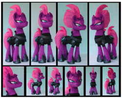Size: 4694x3813 | Tagged: safe, artist:nazegoreng, tempest shadow, pony, unicorn, g4, my little pony: the movie, armor, broken horn, eye scar, female, grin, horn, irl, mare, photo, plushie, pretty pretty tempest, scar, smiling