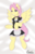 Size: 3150x4874 | Tagged: safe, artist:darkstorm mlp, fluttershy, pony, g4, body pillow, body pillow design, butterscotch, choker, chokershy, clothes, crossdressing, femboy, french maid, frog (hoof), maid, maid headdress, male, rule 63, solo, stallion, underhoof