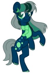 Size: 582x864 | Tagged: safe, artist:deerloud, oc, oc only, earth pony, pony, base used, clothes, female, mare, rearing, scarf, simple background, solo, white background
