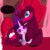 Size: 2048x2048 | Tagged: safe, artist:artmama113, fizzlepop berrytwist, tempest shadow, twilight sparkle, alicorn, pony, unicorn, g4, my little pony: the movie, blushing, broken horn, eye scar, female, high res, horn, lesbian, mare, plushie, scar, ship:tempestlight, shipping, solo, tongue out, tsundere, tsundere shadow, twilight sparkle plushie, unshorn fetlocks