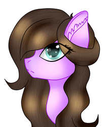 Size: 533x615 | Tagged: safe, artist:cindystarlight, oc, oc only, pony, bust, female, mare, portrait, simple background, solo, white background