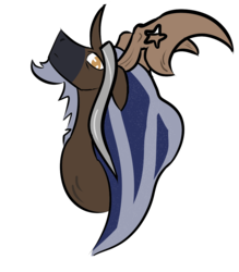 Size: 918x1047 | Tagged: safe, artist:tartsarts, princess luna, oc, oc only, oc:tartaurus, moose, pony, g4, antlers, fusion, meme, simple background, transparent background