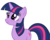 Size: 3704x2956 | Tagged: safe, artist:andoanimalia, twilight sparkle, pony, unicorn, g4, party of one, female, high res, mare, simple background, smiling, solo, transparent background, unicorn twilight, vector