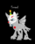 Size: 628x778 | Tagged: safe, artist:creepa-bot inc., derpibooru exclusive, changeling, black background, ennard, five nights at pinkie's: sister location, hat, mask, ms paint, multiple eyes, party hat, simple background, solo