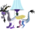 Size: 4111x3396 | Tagged: safe, artist:punzil504, discord, draconequus, dungeons and discords, g4, trade ya!, discord lamp, object, opposite discord, simple background, solo, transparent background, vector