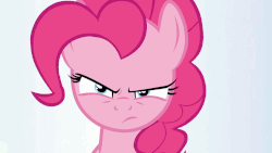 Size: 1280x720 | Tagged: safe, screencap, pinkie pie, earth pony, pony, g4, season 5, the one where pinkie pie knows, absurd file size, absurd gif size, animated, dexterous hooves, female, file, file cabinet, folder, gif, mare, ninja, office, pinkie being pinkie, serious, serious face, shuriken, solo