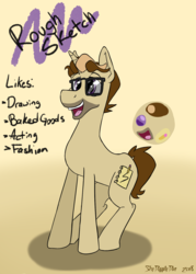 Size: 1250x1750 | Tagged: safe, artist:skydiggitydive, oc, oc only, oc:rough sketch, pony, unicorn, glasses, male, reference sheet, solo