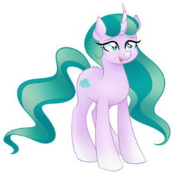Size: 2000x2000 | Tagged: safe, artist:orcakisses, mistmane, pony, unicorn, g4, curved horn, female, high res, horn, mare, simple background, solo, transparent background