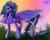 Size: 3286x2626 | Tagged: safe, artist:brainiac, oc, oc only, oc:moonshine, pegasus, pony, fallout equestria, high res, male, signature, solo, stallion