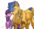 Size: 400x333 | Tagged: safe, artist:makkah, flash sentry, twilight sparkle, alicorn, pony, g4, buff, female, flash hunktry, flex sentry, male, muscles, ship:flashlight, shipping, straight, tattoo, torn ear, twilight sparkle (alicorn), watermark