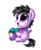 Size: 1774x2174 | Tagged: safe, artist:pridark, oc, oc only, oc:chloe jones, pegasus, pony, baby, baby pony, commission, cute, female, goggles, ocbetes, simple background, smiling, solo, transparent background, younger
