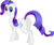 Size: 1757x1465 | Tagged: safe, artist:mfg637, rarity, pony, unicorn, g4, butt, female, looking at you, plot, simple background, solo, transparent background, vector