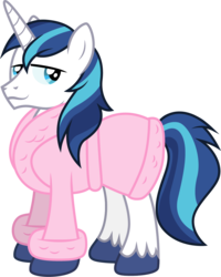 Size: 1000x1252 | Tagged: safe, artist:cloudy glow, shining armor, pony, unicorn, g4, bathrobe, clothes, horn, male, robe, simple background, solo, stallion, transparent background, unshorn fetlocks