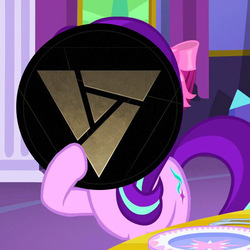 Size: 600x600 | Tagged: safe, artist:anonymous, starlight glimmer, pony, unicorn, g4, artifact (card game), exploitable meme, glimmerposting, half-life killer, meme, not dota, op is a duck, smug