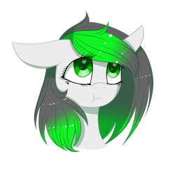 Size: 3145x3096 | Tagged: safe, artist:mimihappy99, oc, oc only, oc:wubsy, earth pony, pony, :t, bust, cute, female, heart eyes, high res, mare, simple background, solo, transparent background, wingding eyes