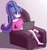 Size: 1024x1085 | Tagged: safe, artist:nin10ja, sonata dusk, equestria girls, g4, my little pony equestria girls: rainbow rocks, chair, clothes, computer, contemplating, cute, female, laptop computer, long hair, sitting, socks, solo, sonatabetes