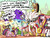 Size: 975x750 | Tagged: safe, artist:docwario, edit, part of a set, discord, fluttershy, night light, pinkie pie, princess cadance, princess celestia, princess luna, rainbow dash, rarity, scootaloo, shining armor, twilight sparkle, twilight velvet, alicorn, butterfly, earth pony, pony, unicorn, g4, alternate hairstyle, big crown thingy, braid, butt, dialogue, exclamation point, face down ass up, female, filly, gritted teeth, jewelry, magic, male, mare, open mouth, plot, rearing, regalia, shrunken pupils, smiling, spread wings, stallion, surprised, what if, wings