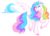 Size: 1000x720 | Tagged: safe, artist:wolfyfree, oc, oc only, oc:dream weaver, alicorn, pony, alicorn oc, cutie mark, female, mare, multicolored hair, multicolored mane, multicolored tail, rainbow hair, raised hoof, reference sheet, simple background, solo, spread wings, transparent background, wings