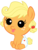 Size: 2380x3146 | Tagged: safe, artist:theirishbronyx, applejack, earth pony, pony, apple family reunion, g4, my little pony: friendship is magic, babyjack, cute, female, foal, high res, jackabetes, simple background, sitting, solo, transparent background, vector, vector trace