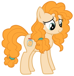 Size: 1516x1560 | Tagged: safe, artist:magpie-pony, pear butter, earth pony, pony, g4, female, mare, simple background, solo, transparent background, vector