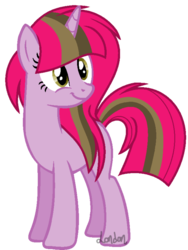 Size: 600x800 | Tagged: safe, artist:t-aroutachiikun, oc, oc only, oc:lightyear sparkle, pony, unicorn, female, mare, offspring, parent:doctor whooves, parent:twilight sparkle, parents:doctwi, solo