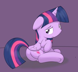 Size: 1577x1459 | Tagged: safe, artist:latie, twilight sparkle, alicorn, pony, g4, female, sad, simple background, solo, twilight sparkle (alicorn)