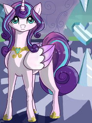 Size: 960x1280 | Tagged: safe, artist:visiouscatlovet, princess flurry heart, alicorn, pony, g4, female, older, older flurry heart, solo