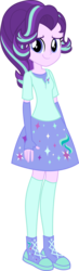 Size: 1494x5111 | Tagged: safe, artist:osipush, starlight glimmer, equestria girls, g4, clothes, converse, female, fingerless gloves, gloves, kneesocks, shoes, simple background, skirt, socks, solo, transparent background, vector