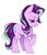 Size: 931x1071 | Tagged: safe, artist:nosog-art, starlight glimmer, pony, unicorn, g4, chest fluff, female, looking down, raised hoof, simple background, smiling, solo, white background