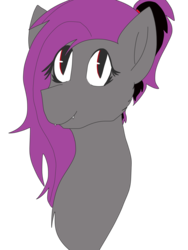 Size: 1536x2048 | Tagged: safe, artist:artisticfangirl7, oc, oc only, oc:night-dancer, earth pony, pony, vampire, female, mare, simple background, solo, transparent background