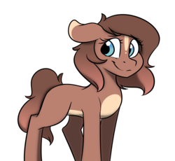 Size: 1281x1176 | Tagged: safe, artist:snowpaca, oc, oc only, oc:hickory, earth pony, pony, female, floppy ears, mare, markings, simple background, solo, transparent background