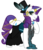 Size: 1292x1487 | Tagged: safe, artist:/d/non, rarity, pony, unicorn, g4, cabaret goth, ear piercing, earring, eyelashes, eyeshadow, feather, feather boa, female, gem, goth, gothity, hat, horn, horn ring, jewelry, lidded eyes, makeup, mare, necklace, piercing, simple background, tail ring, top hat, transparent background